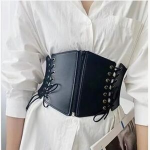 New Without Tags Punk Women Waist Belts PU Leather Fashion Body Chain Belt Rave
